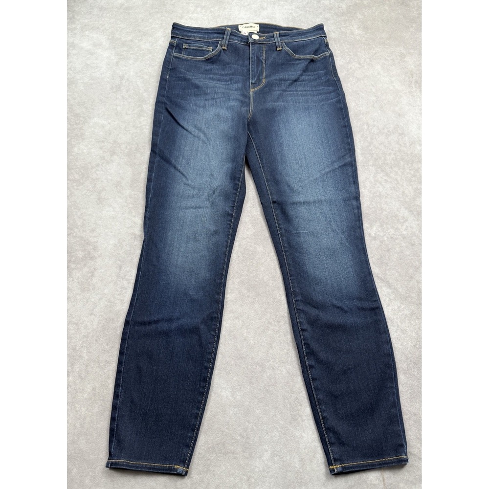 L'Agence Women's Sz 28 Margot Skinny Denim Blue Fade Jeans‎ High Rise Stretch
